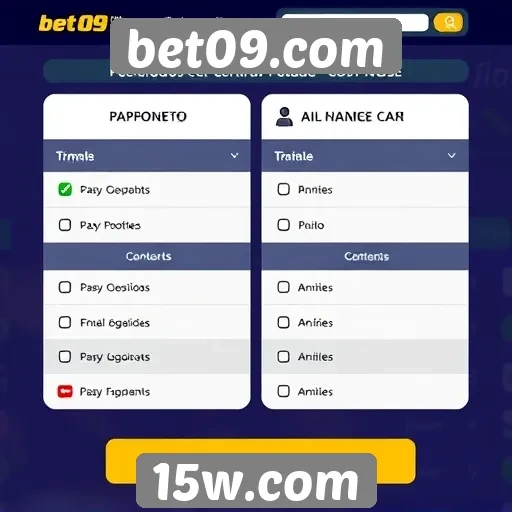Métodos de pagamento aceitos no site bet09